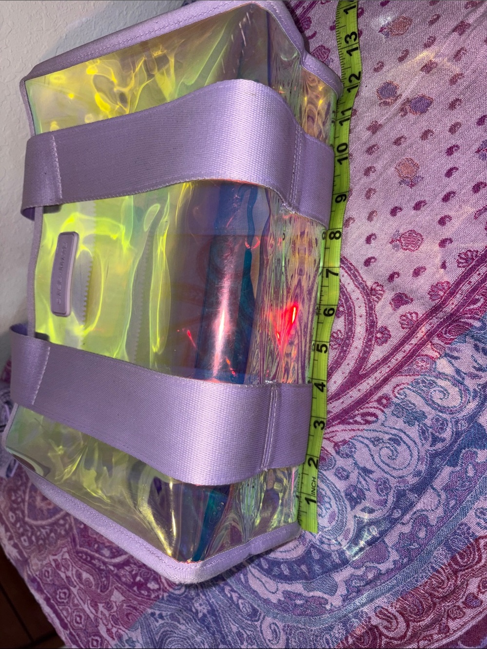 Case Mate iridescent Holographic jelly tote (medium) crossbody - Picture 6 of 13